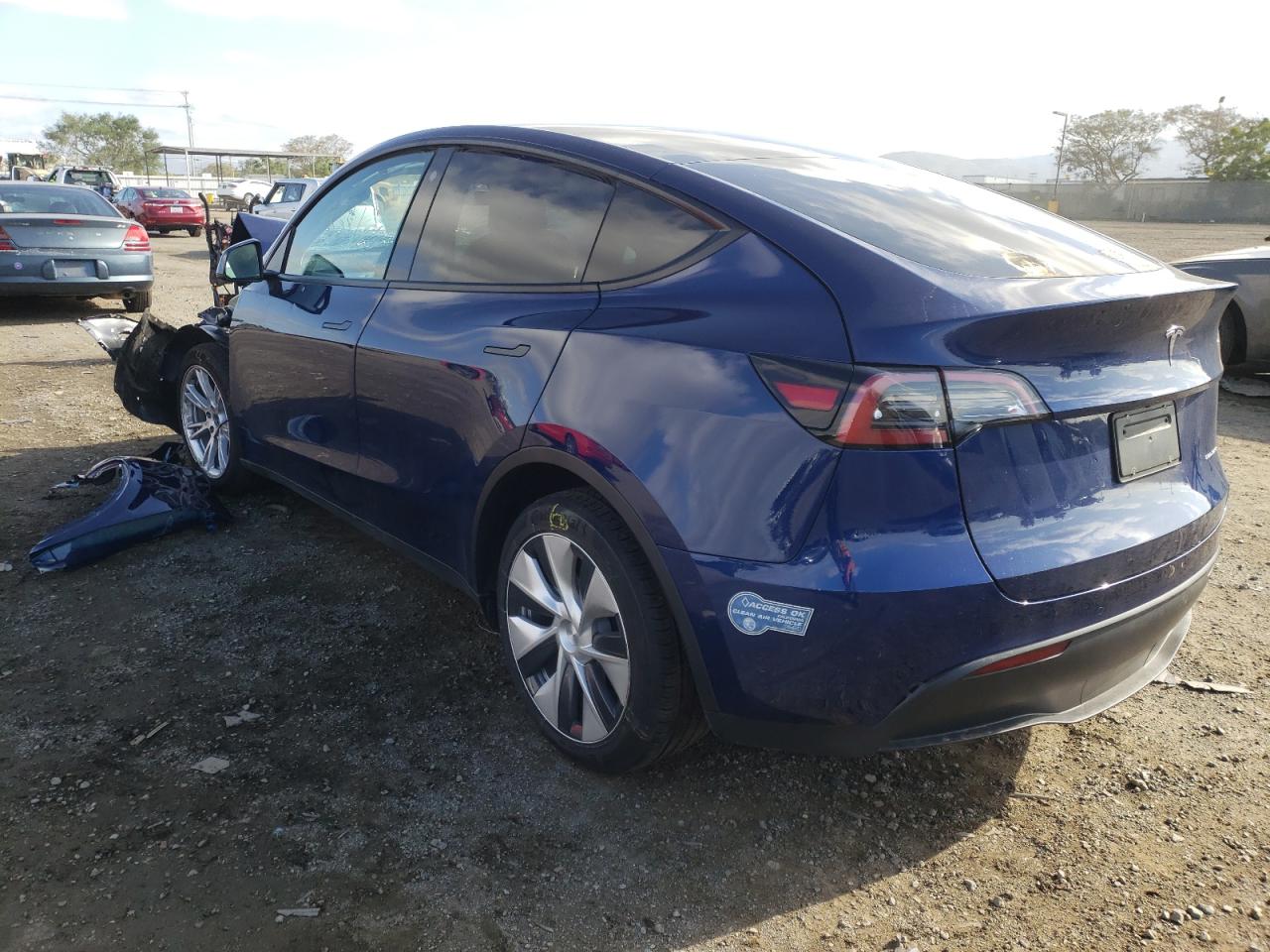 صورة رقم 3 من المزاد - 2021 TESLA MODEL Y مع VIN 5YJYGDEE5MF196549