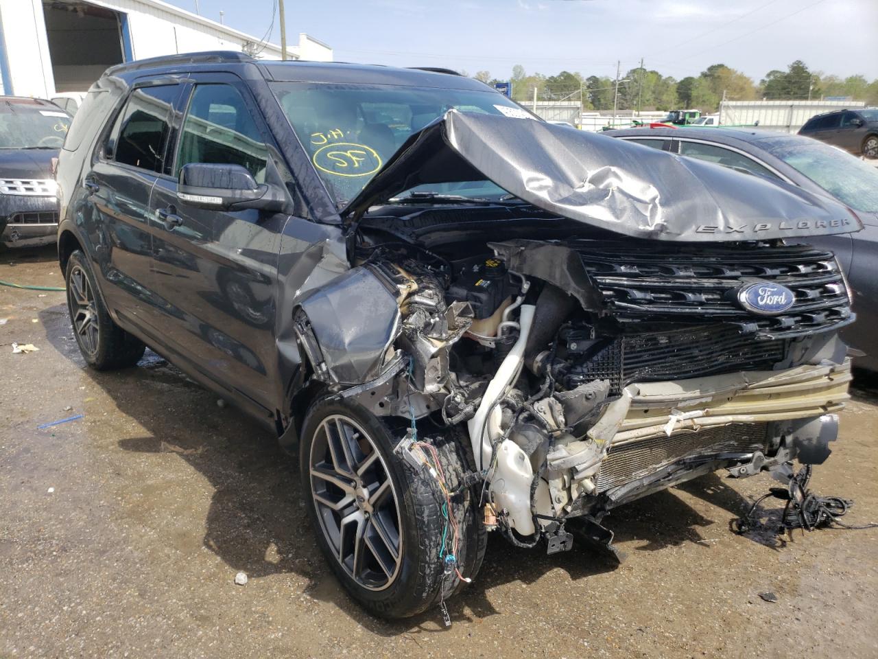 FORD EXPLORER S 2017 with VIN 1FM5K8GT3HGC48739 - Photo from auction