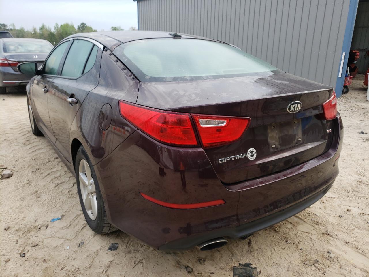 Photo 3 from auction – 2015 KIA OPTIMA LX with VIN 5XXGM4A78FG483802