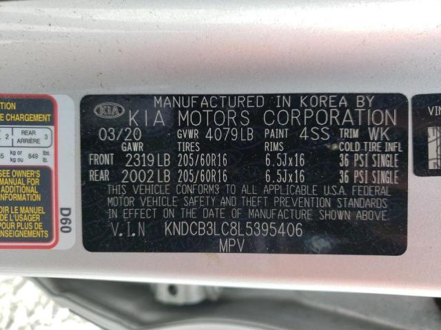 Photo 10 from auction – 2020 KIA NIRO LX with VIN KNDCB3LC8L5395406