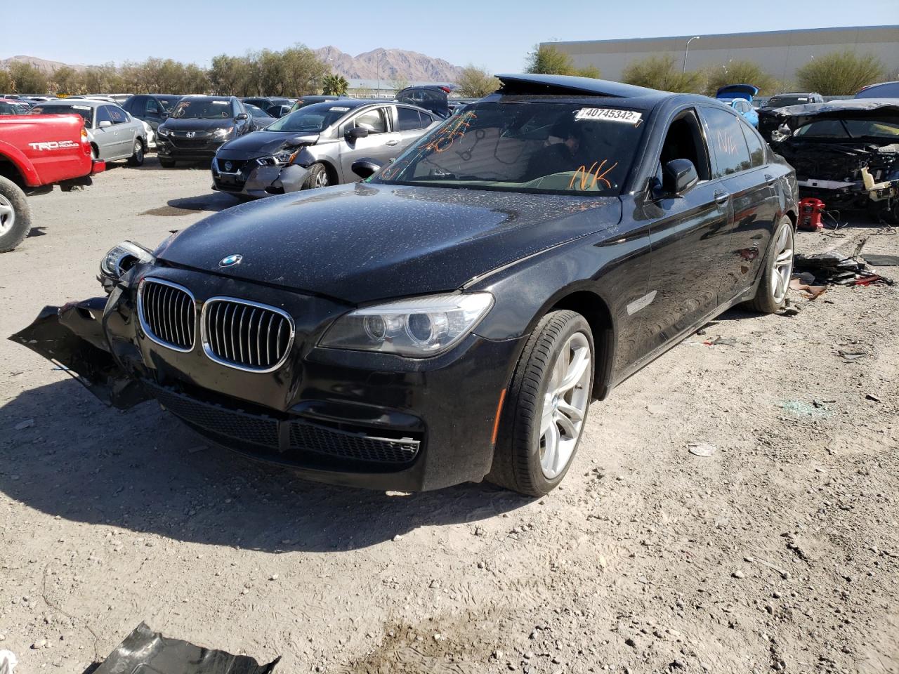 Photo 2 from auction – 2015 BMW 740 I with VIN WBAYA6C52FG273285
