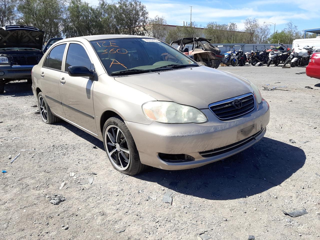 TOYOTA COROLLA CE 2008 with VIN 2T1BR32E08C931902 - Photo from auction