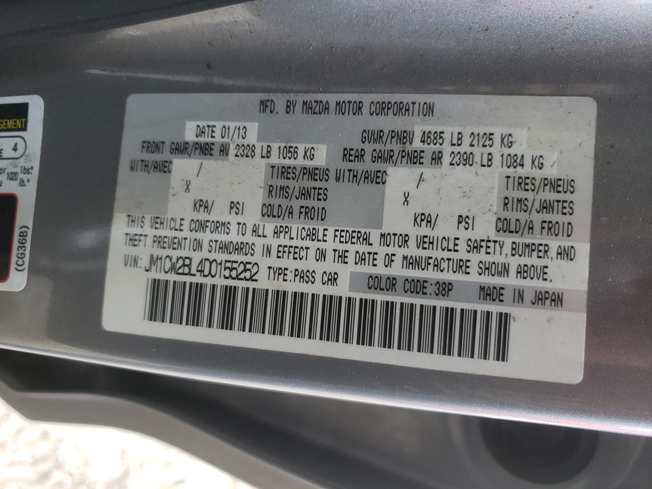 Photo 10 from auction – 2013 MAZDA 5 with VIN JM1CW2BL4D0155252