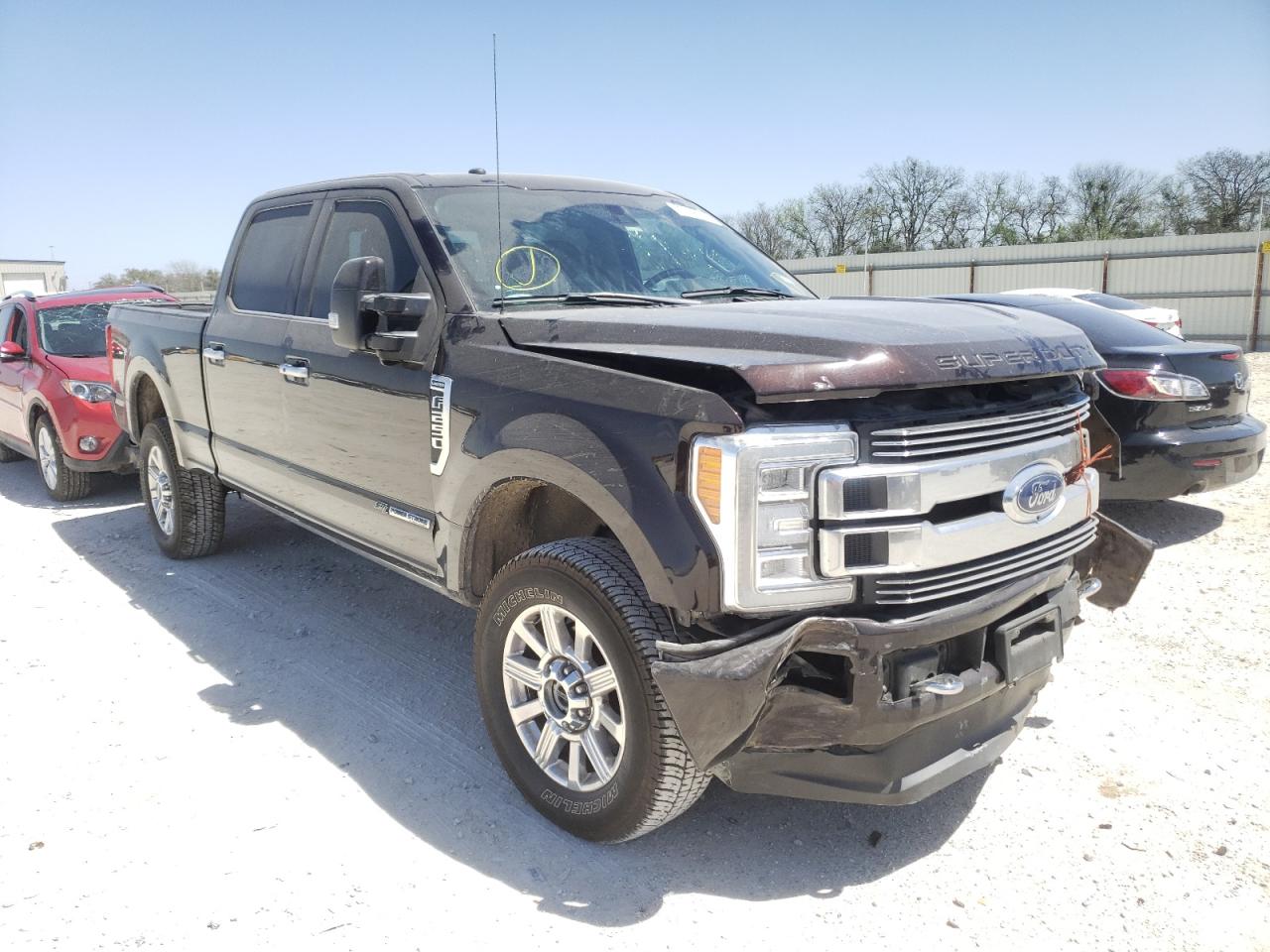 FORD F250 SUPER 2018 with VIN 1FT7W2BT8JEC06056 - Photo from auction