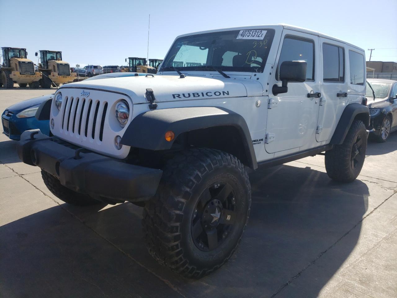 Photo 2 from auction – 2015 JEEP WRANGLER U with VIN 1C4BJWFG1FL572957