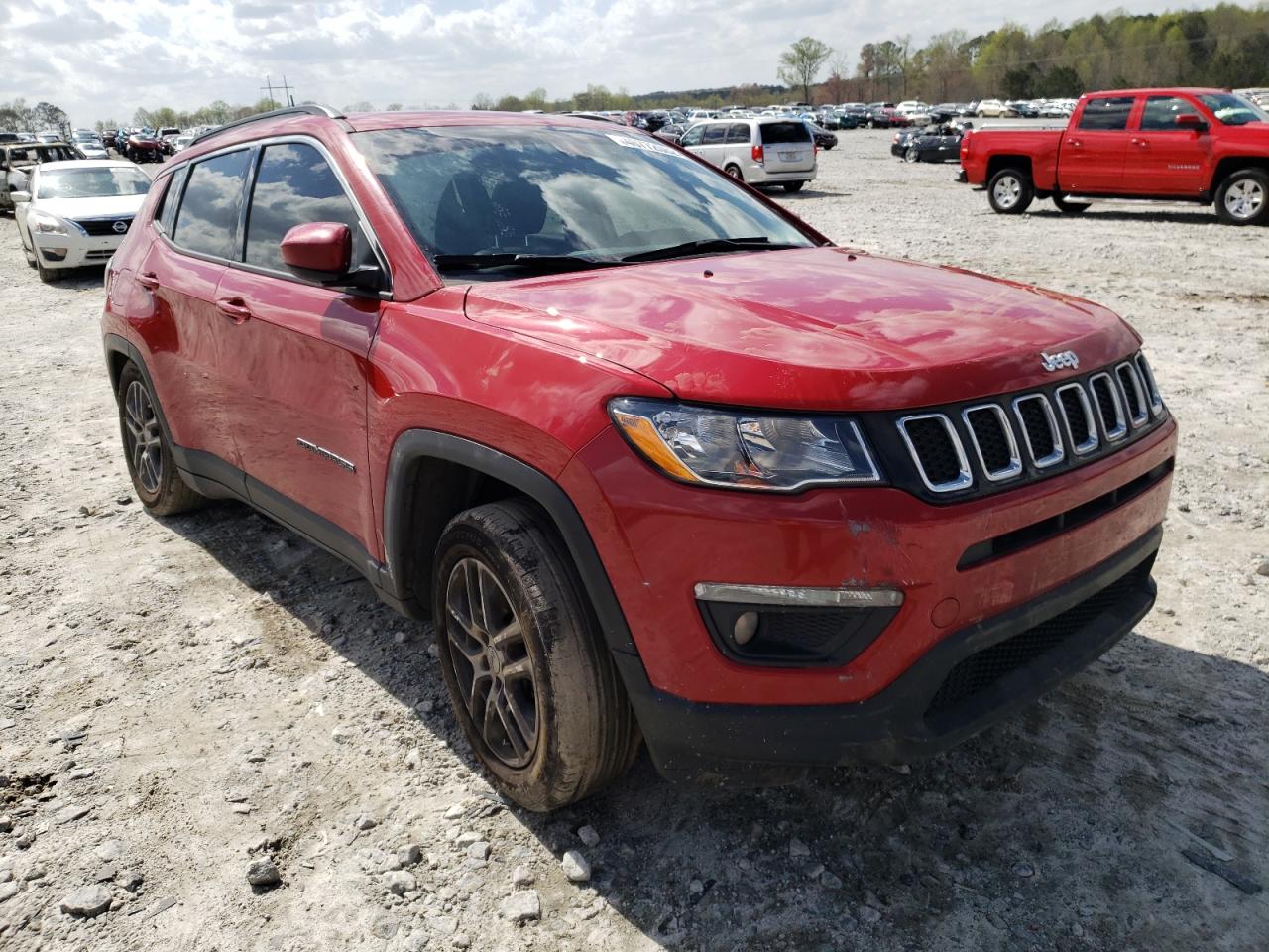 JEEP COMPASS LA 2020 with VIN 3C4NJCBB3LT162067 - Photo from auction