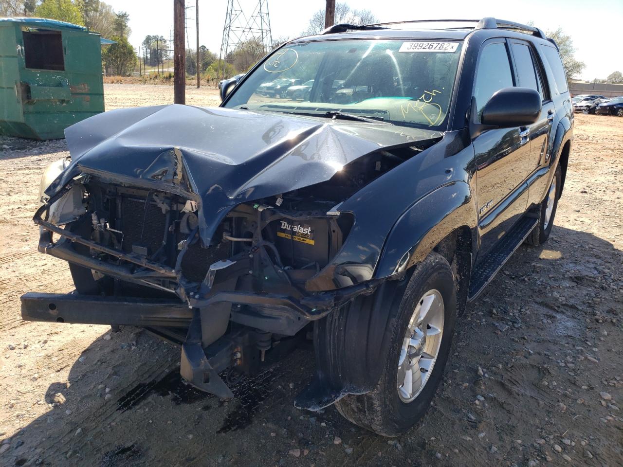 Photo 2 from auction – 2008 TOYOTA 4RUNNER SR with VIN JTEBU14R18K027604