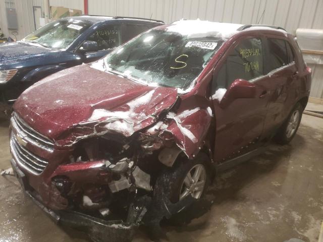 Photo 2 from auction – 2016 CHEVROLET TRAX 1LT with VIN 3GNCJPSB2GL121327