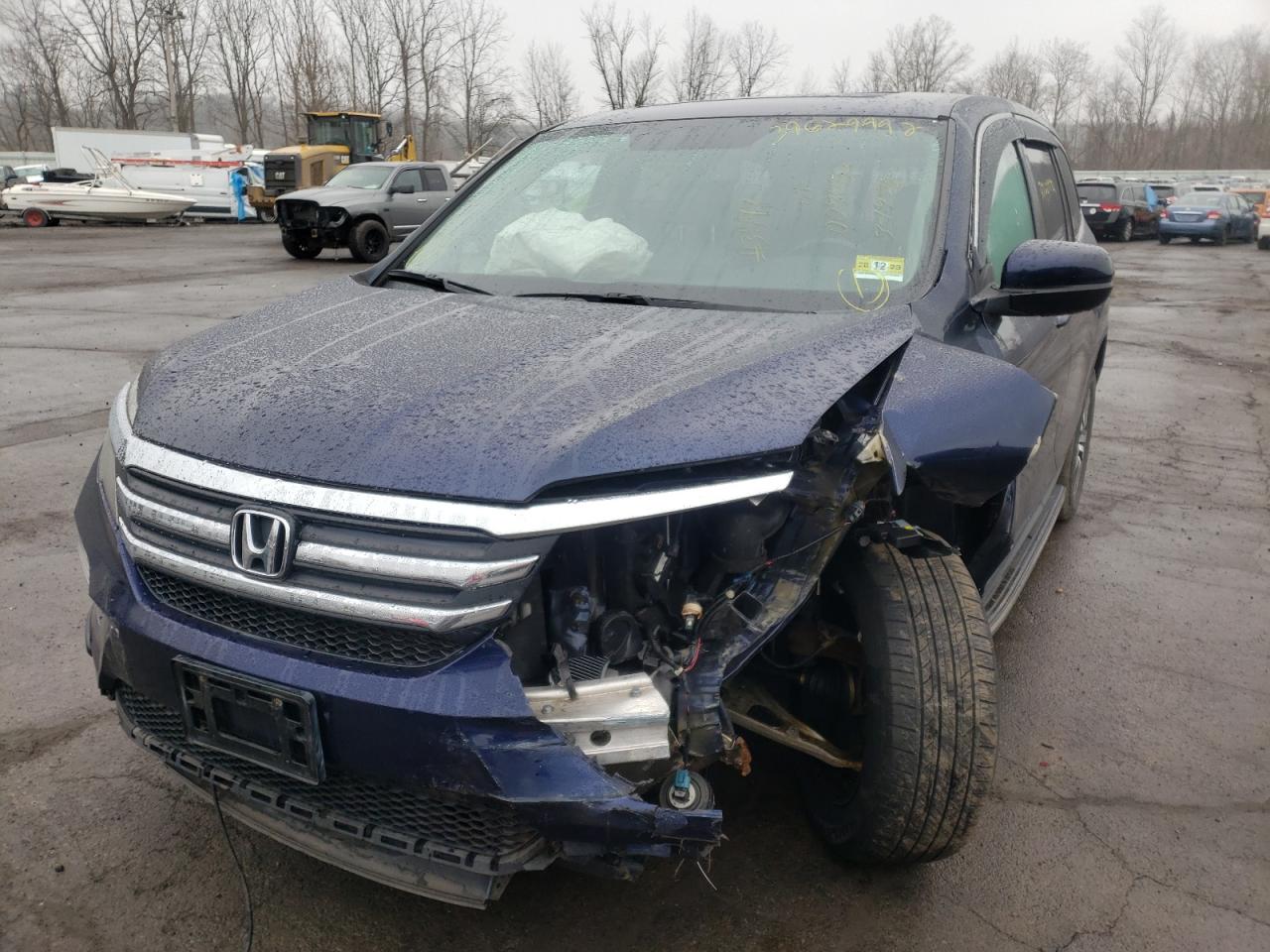 Photo 2 from auction – 2016 HONDA PILOT EXLN with VIN 5FNYF6H73GB009082