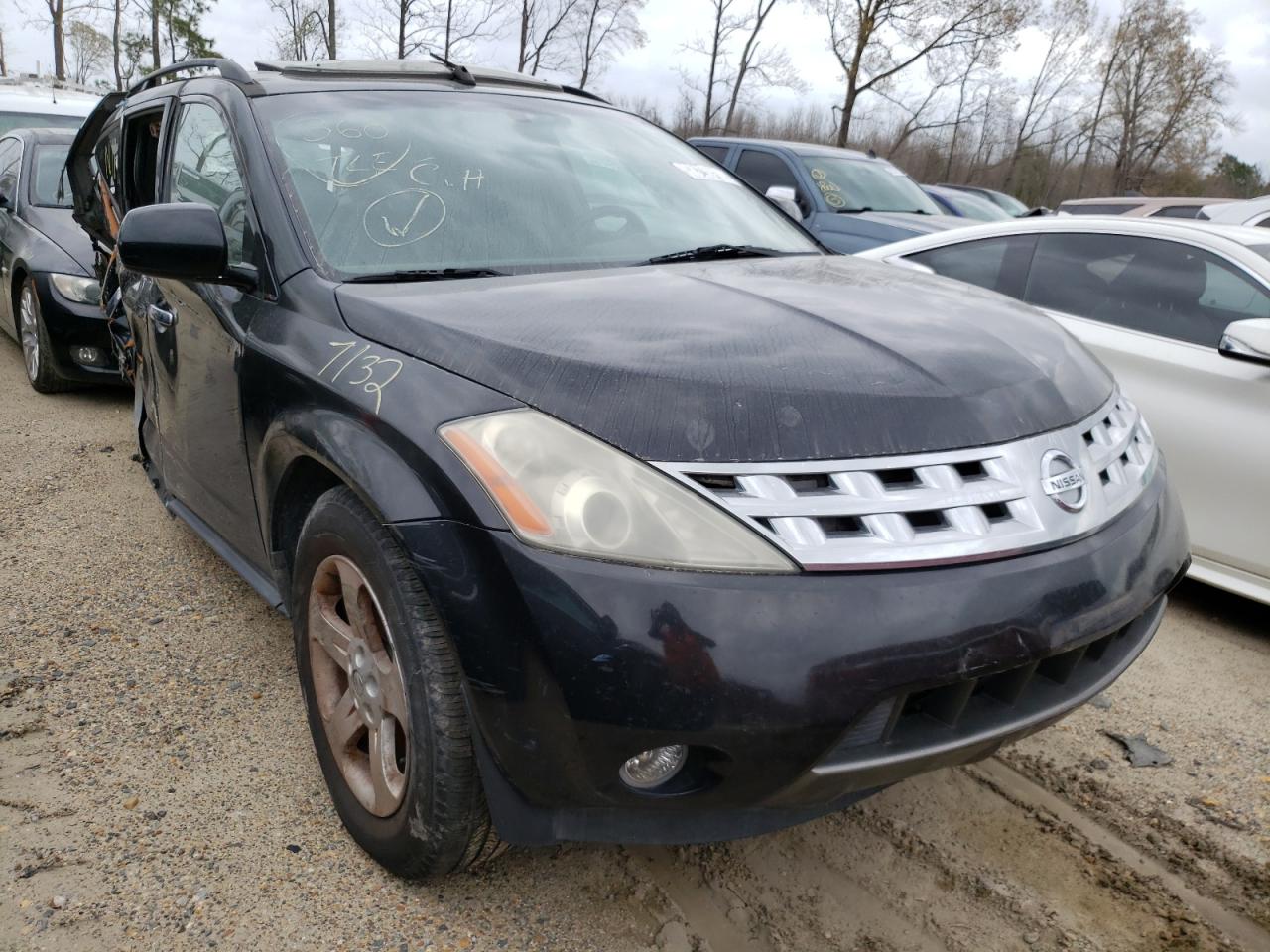 NISSAN MURANO SL 2003 with VIN JN8AZ08T63W100828 - Photo from auction