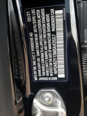 Photo 10 from auction – 2021 PORSCHE TAYCAN 4S with VIN WP0AB2Y13MSA43557