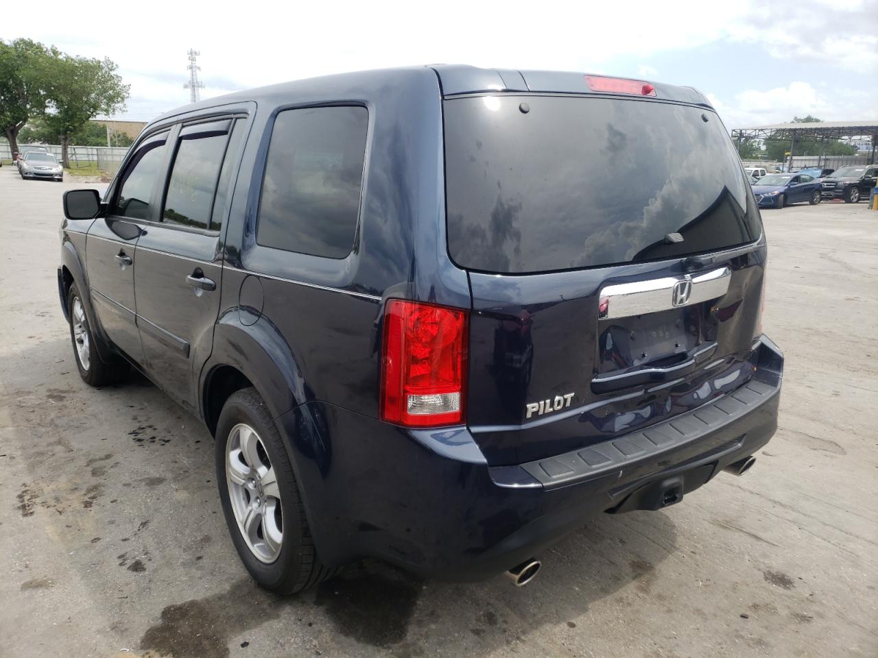 Photo 3 from auction – 2012 HONDA PILOT EXL with VIN 5FNYF3H57CB039368