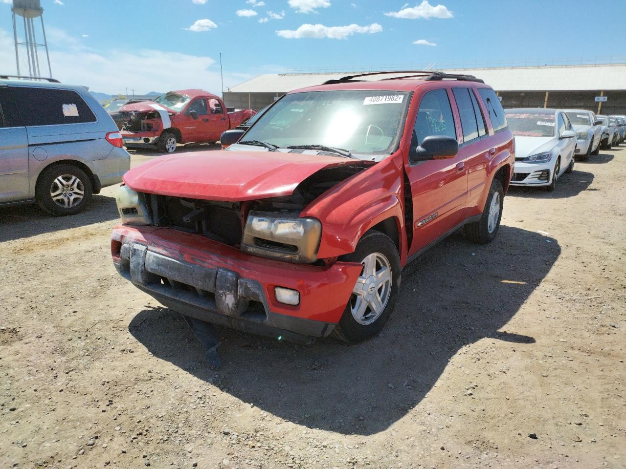 Photo 2 from auction – 2002 CHEVROLET TRAILBLAZE with VIN 1GNDS13S322125121