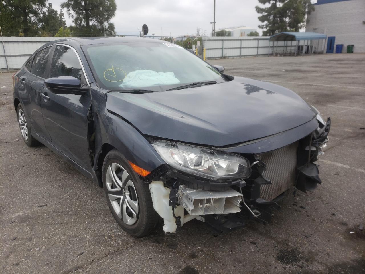Photo 1 from auction – 2018 HONDA CIVIC LX with VIN 2HGFC2F55JH573121