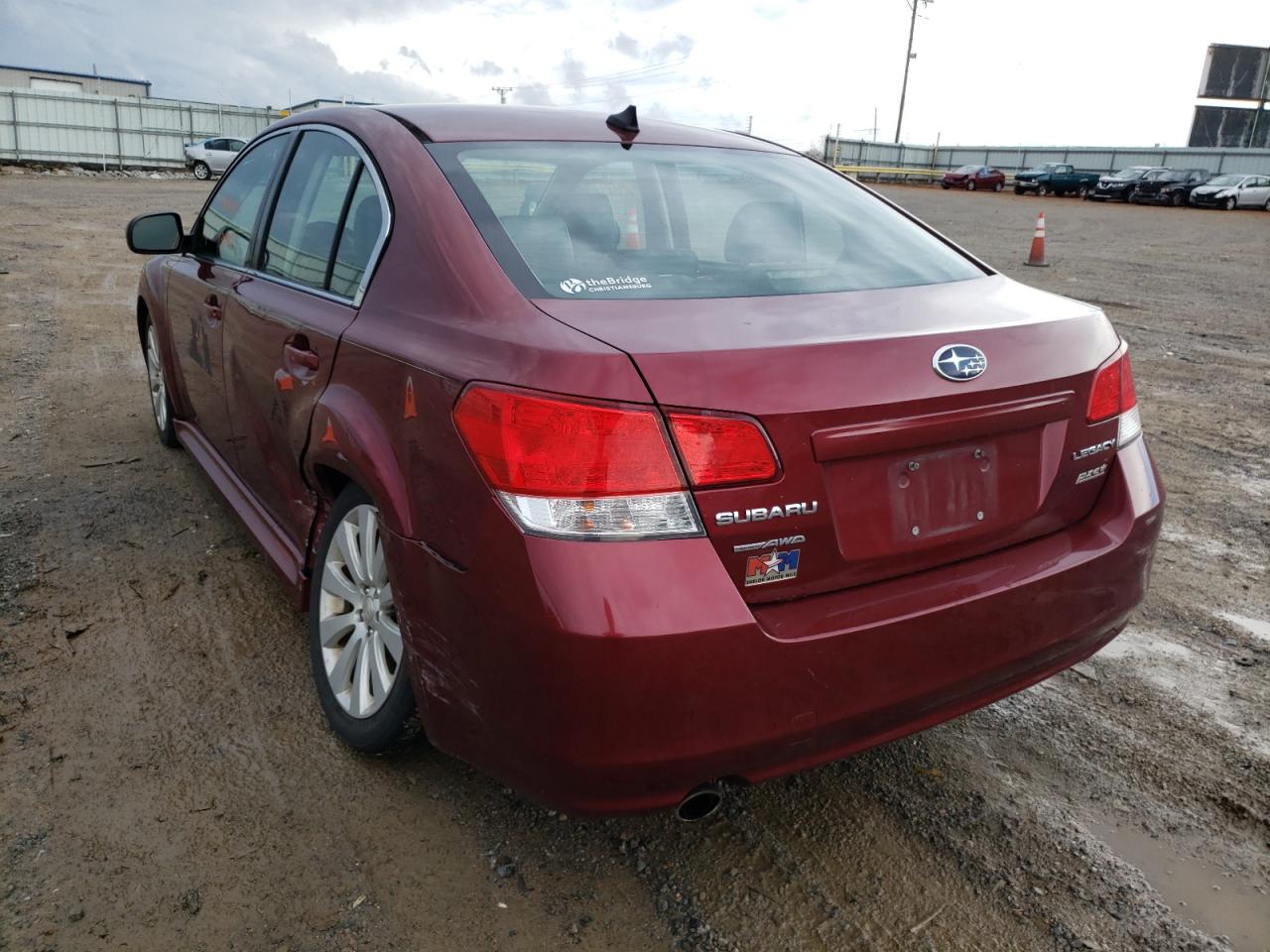 Photo 3 from auction – 2011 SUBARU LEGACY 2.5 with VIN 4S3BMBK69B3222323