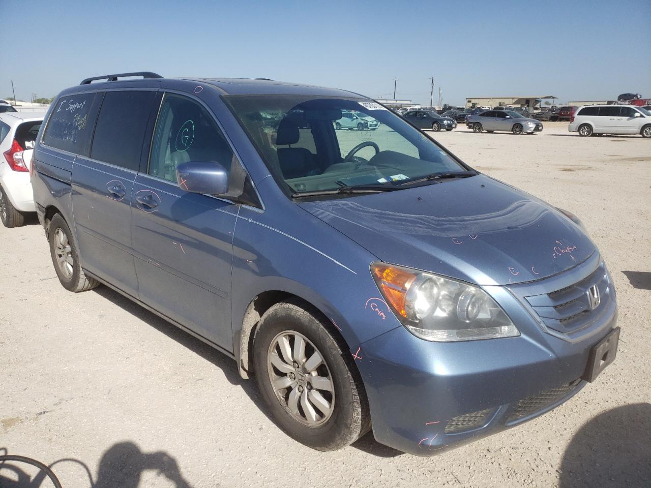 HONDA ODYSSEY EX 2010 with VIN 5FNRL3H61AB089475 - Photo from auction