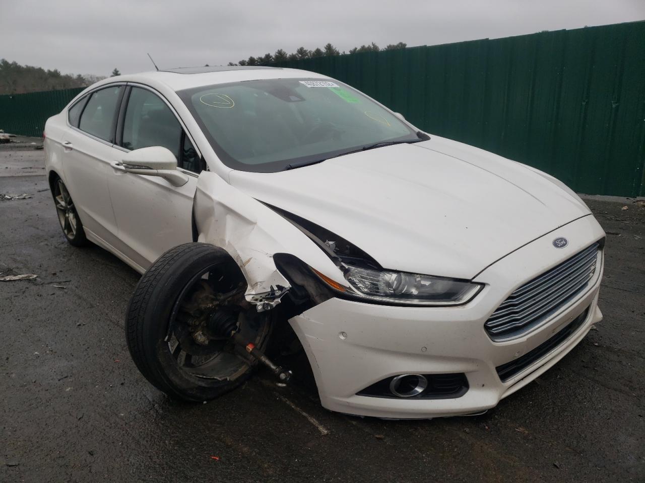 FORD FUSION TIT 2013 with VIN 3FA6P0D92DR316087 - Photo from auction