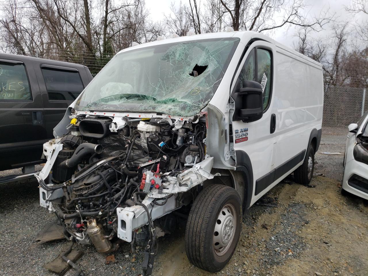 Photo 2 from auction – 2021 RAM PROMASTER with VIN 3C6ERVAG6ME501743