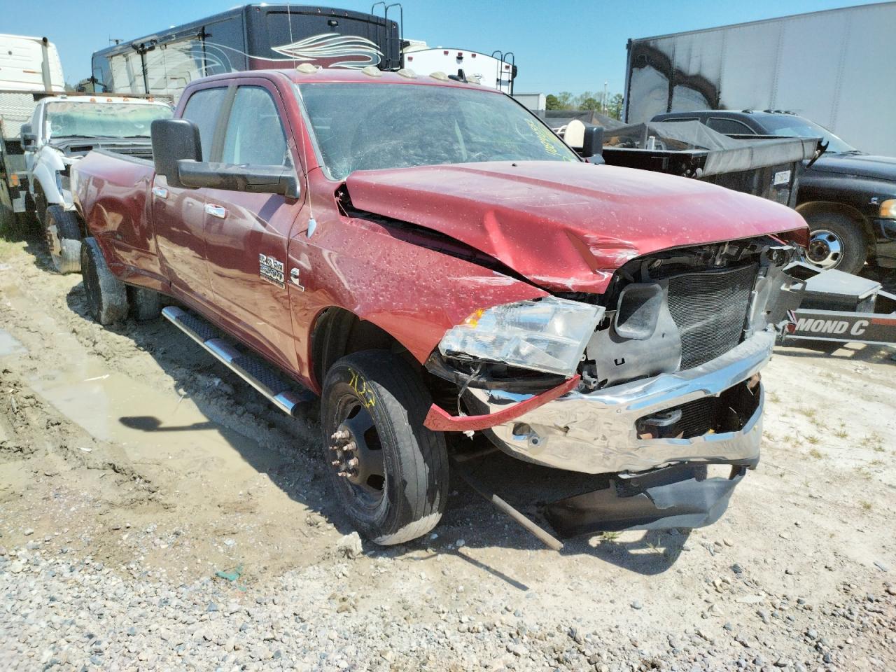 RAM 3500 SLT 2013 with VIN 3C63RRHL1DG604218 - Photo from auction