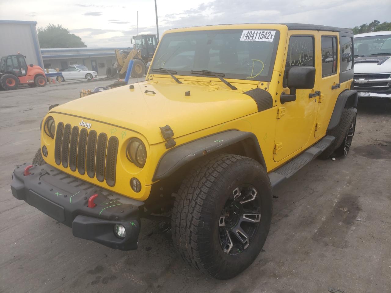 Photo 2 from auction – 2015 JEEP WRANGLER U with VIN 1C4BJWDG8FL567032