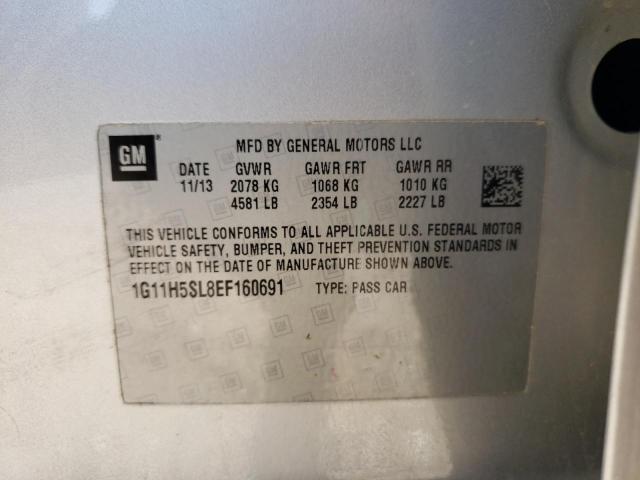 Photo 10 from auction – 2014 CHEVROLET MALIBU LTZ with VIN 1G11H5SL8EF160691