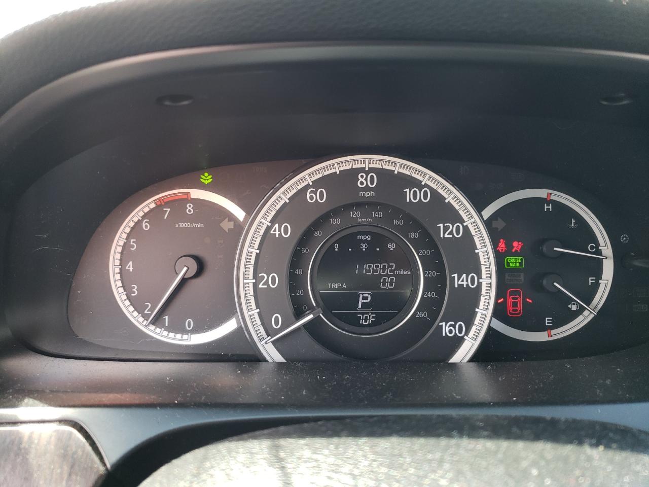 Photo 8 from auction – 2014 HONDA ACCORD EXL with VIN 1HGCR2F80EA116653