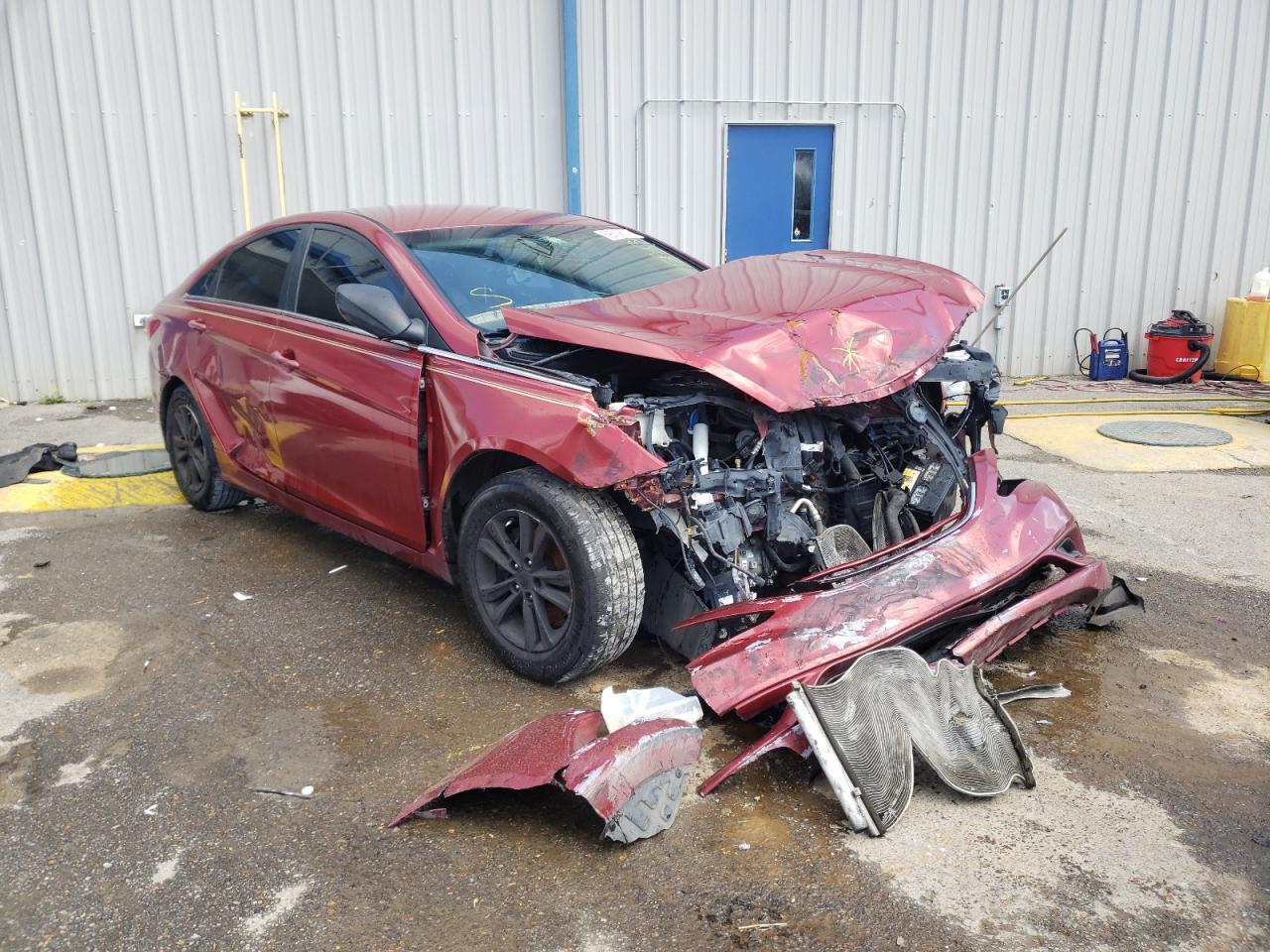 HYUNDAI SONATA GLS 2013 with VIN 5NPEB4AC3DH760562 - Photo from auction