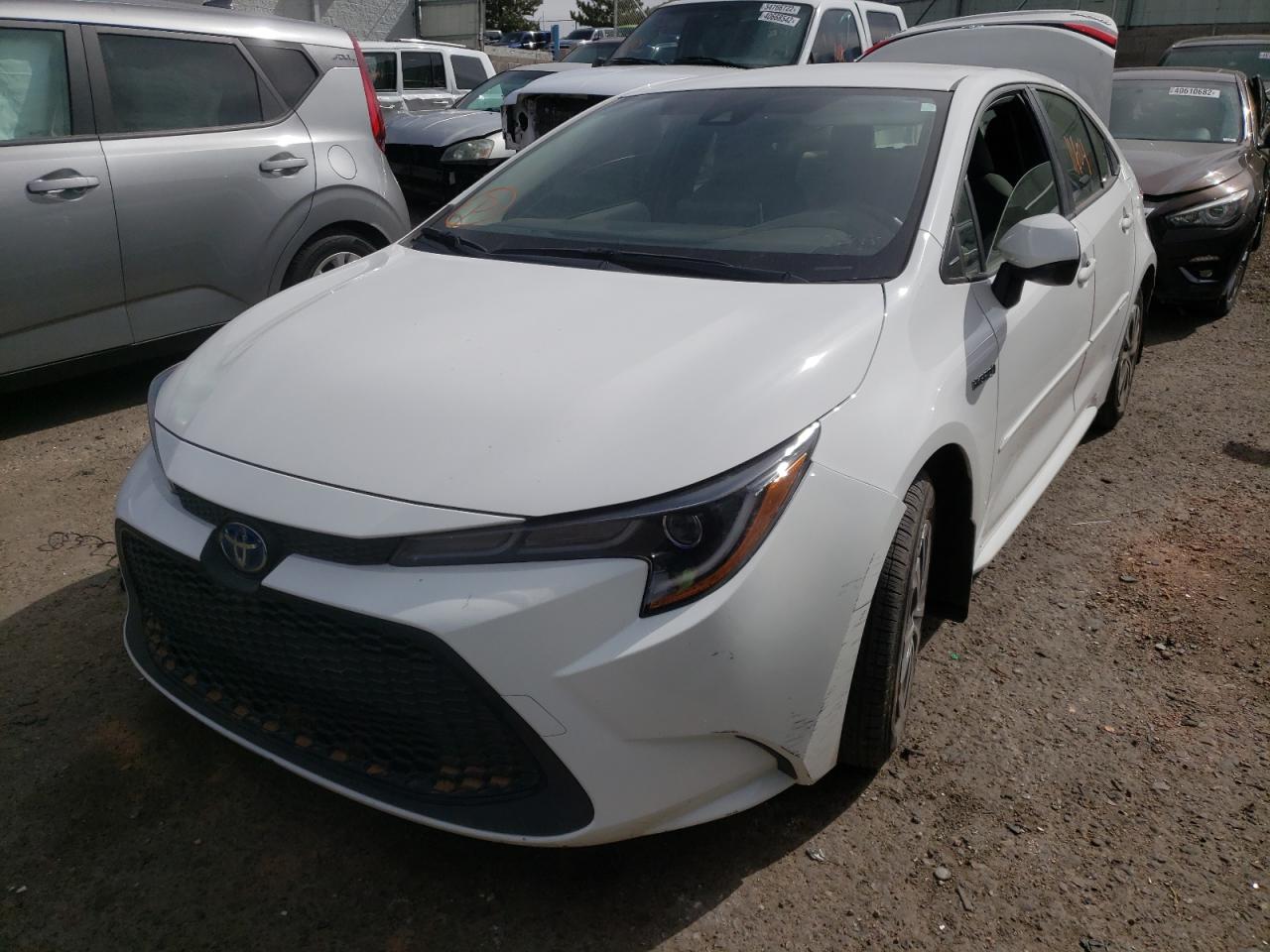 Photo 2 from auction – 2021 TOYOTA COROLLA LE with VIN JTDEAMDE4MJ006724