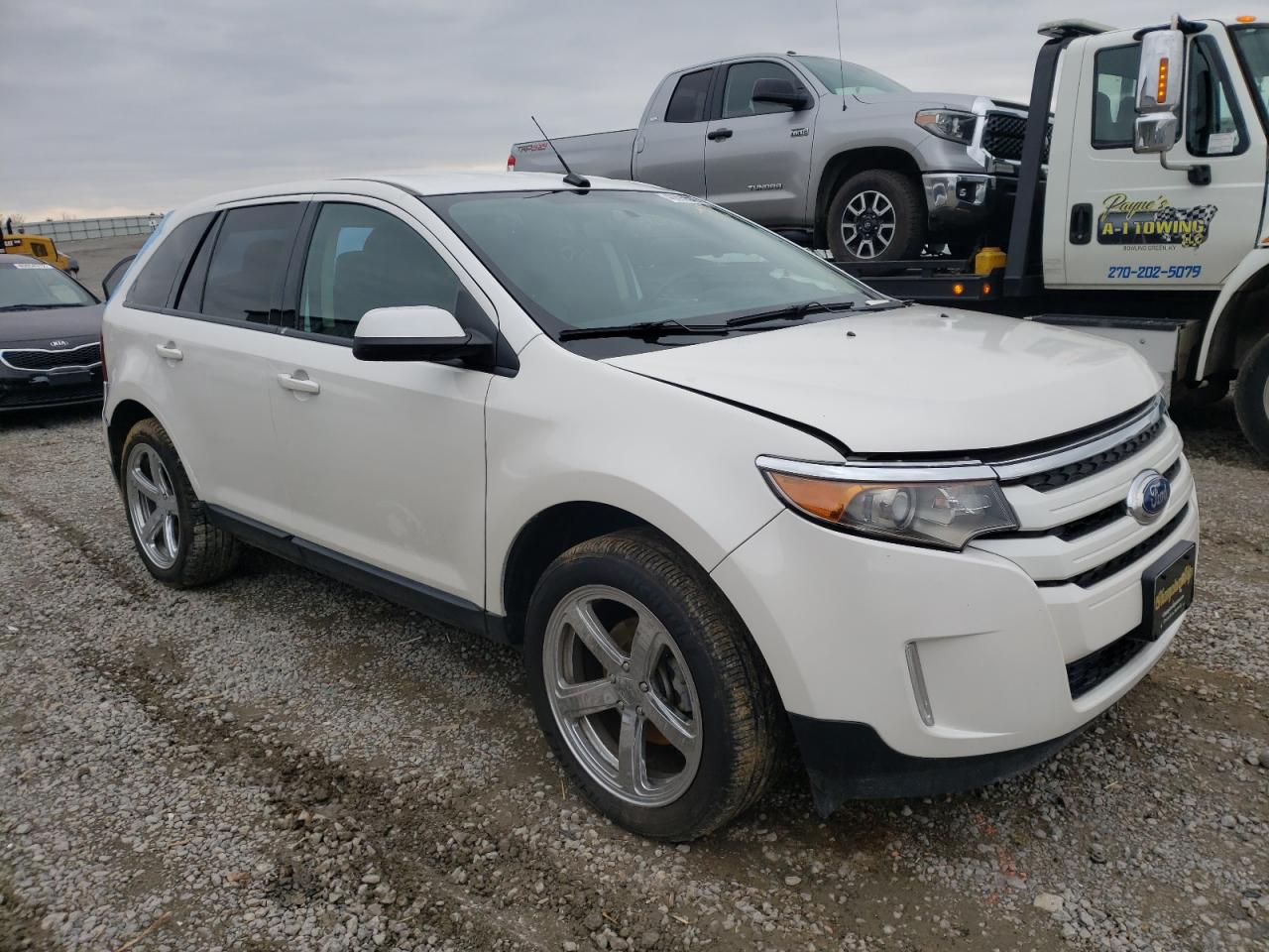 FORD EDGE SEL 2013 with VIN 2FMDK3JC9DBB93657 - Photo from auction