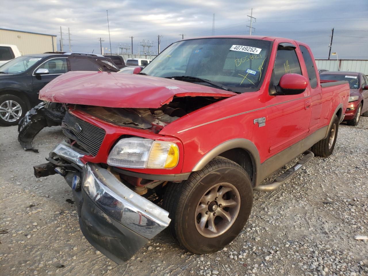Photo 10 from auction – 2001 FORD F150 with VIN 1FTRX17L81NB05821