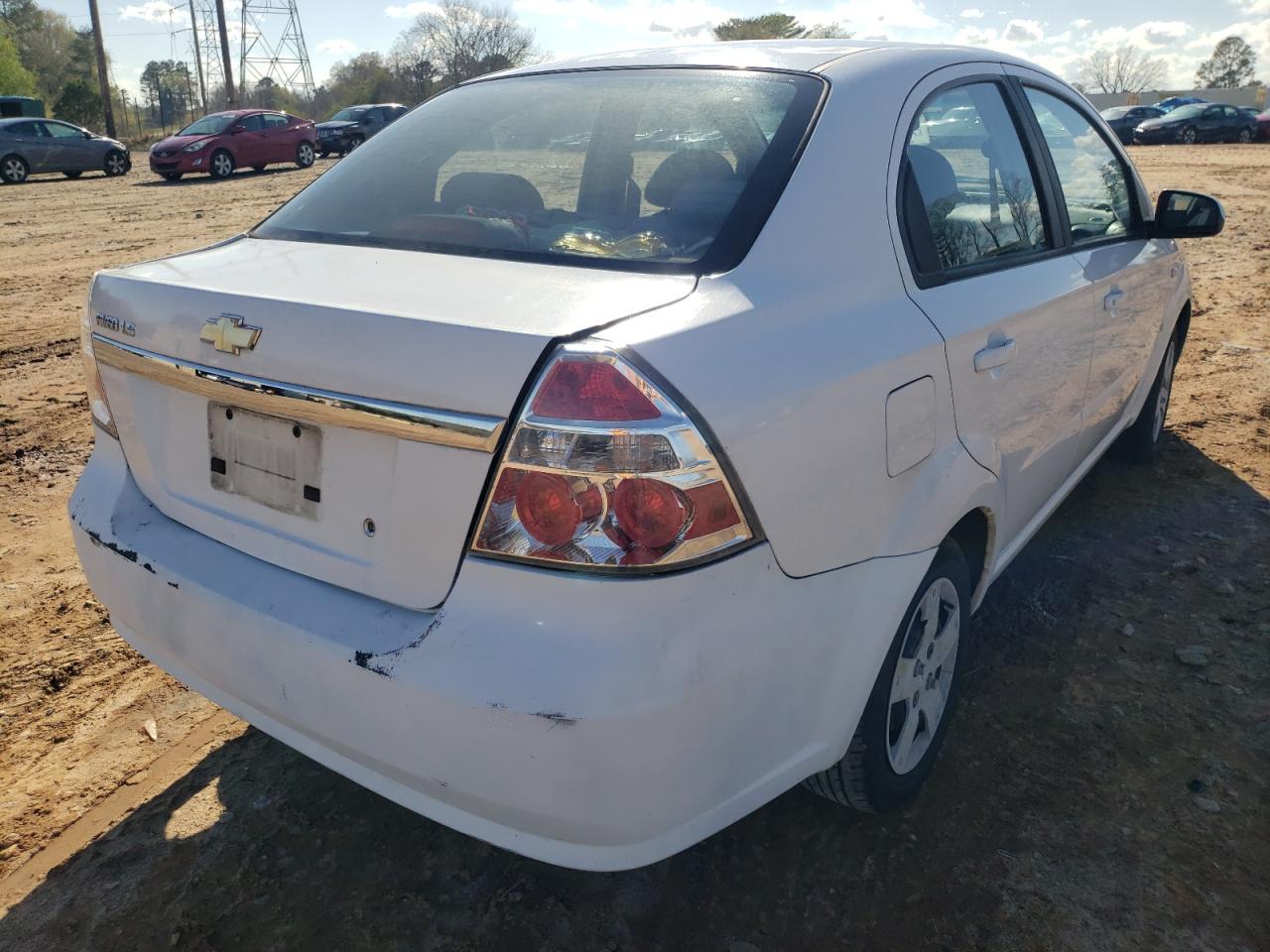 Photo 4 from auction – 2007 CHEVROLET AVEO BASE with VIN KL1TD56657B085644