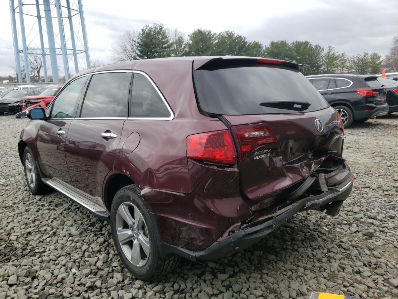Photo 3 from auction – 2012 ACURA MDX TECHNO with VIN 2HNYD2H37CH546435