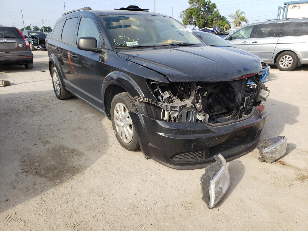 DODGE JOURNEY SE 2018 with VIN 3C4PDCAB2JT531435 - Photo from auction