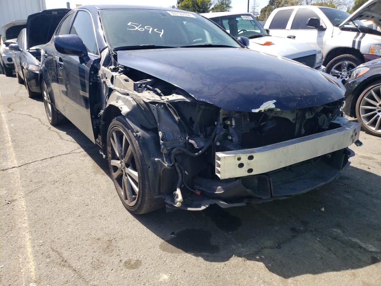 LEXUS IS 250 2008 with VIN JTHBK262085058954 - Photo from auction