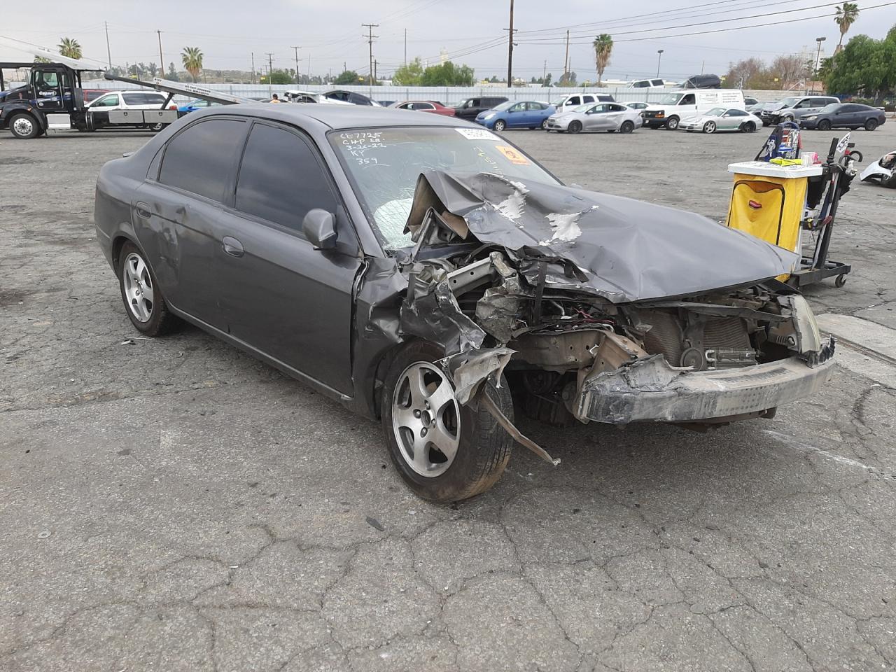 KIA SPECTRA GS 2002 with VIN KNAFB161425062062 - Photo from auction