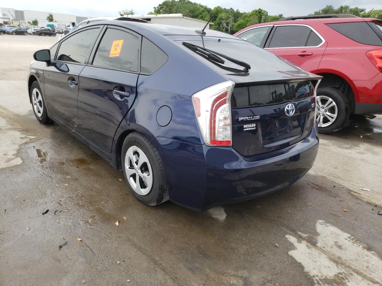 Photo 3 from auction – 2014 TOYOTA PRIUS with VIN JTDKN3DU4E1816767