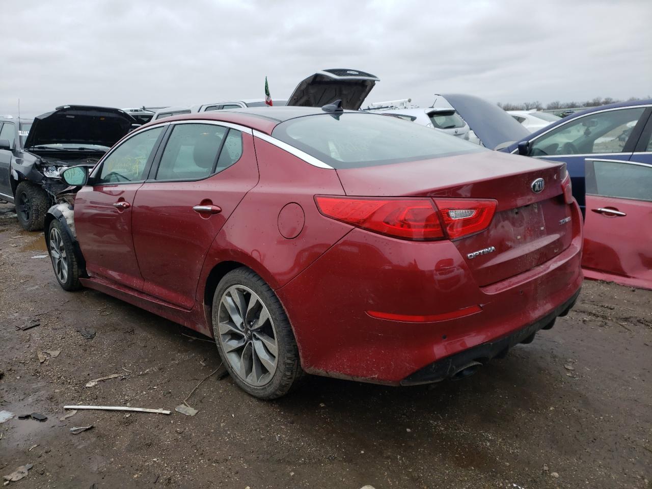 Photo 3 from auction – 2014 KIA OPTIMA SX with VIN 5XXGR4A60EG287618