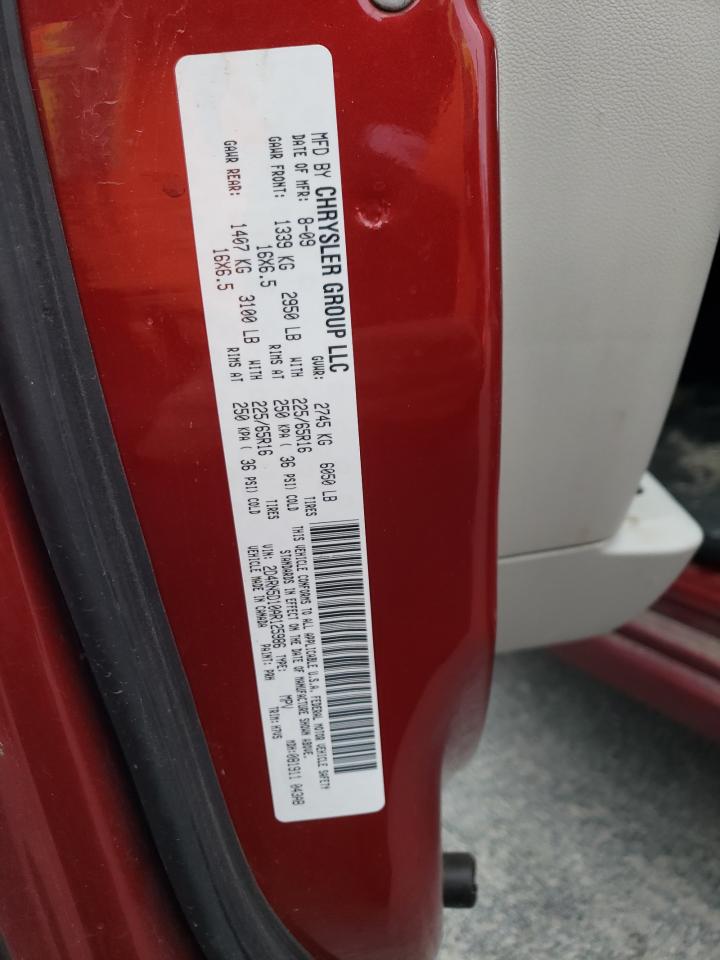 Photo 10 from auction – 2010 DODGE GRAND CARA with VIN 2D4RN5D10AR125986