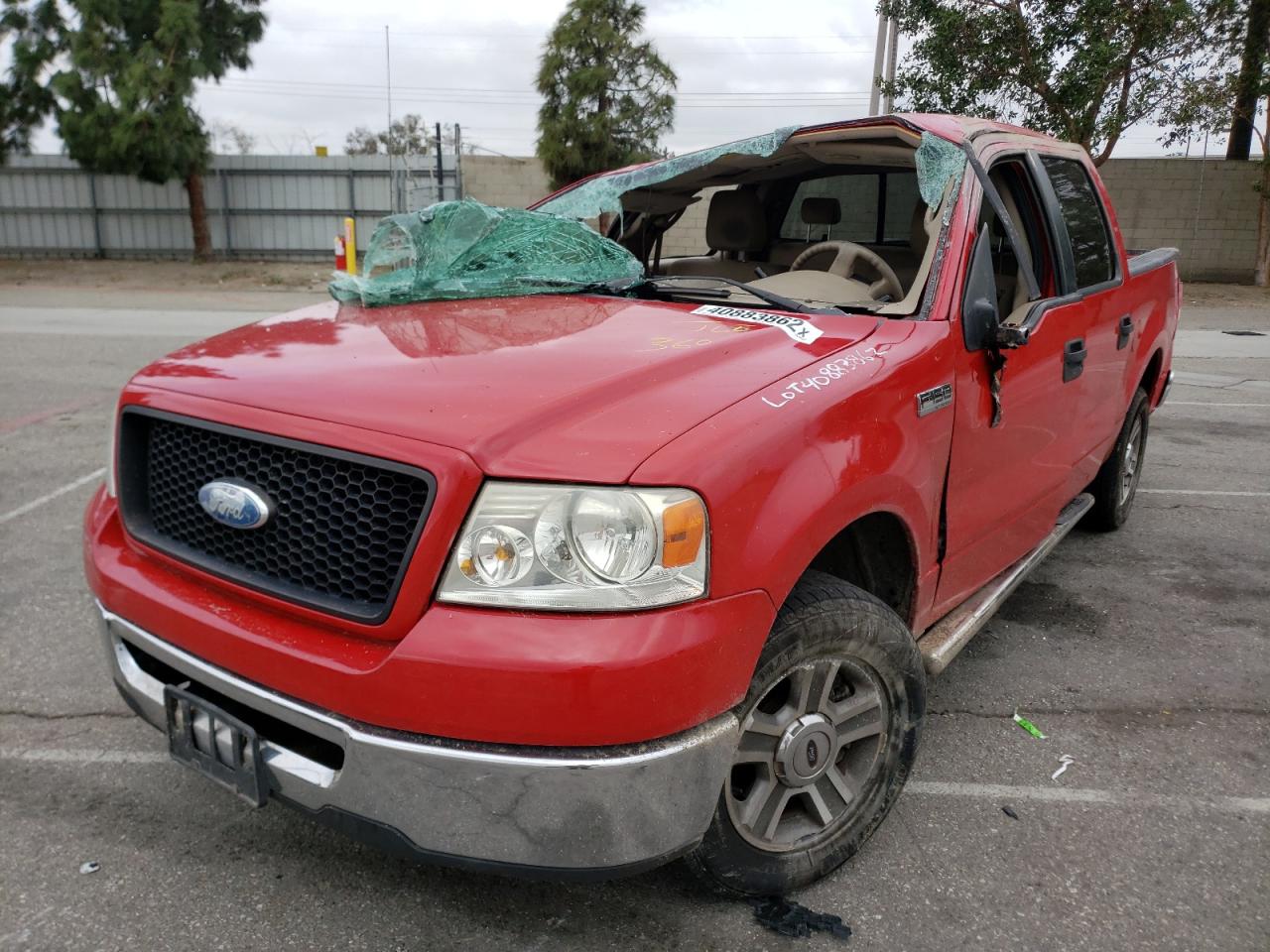 Photo 2 from auction – 2006 FORD F150 SUPER with VIN 1FTRW12W96FB20155