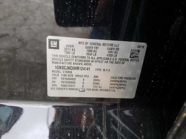 Photo 10 from auction – 2017 CHEVROLET SUBURBAN C with VIN 1GNSCJKC6HR124141