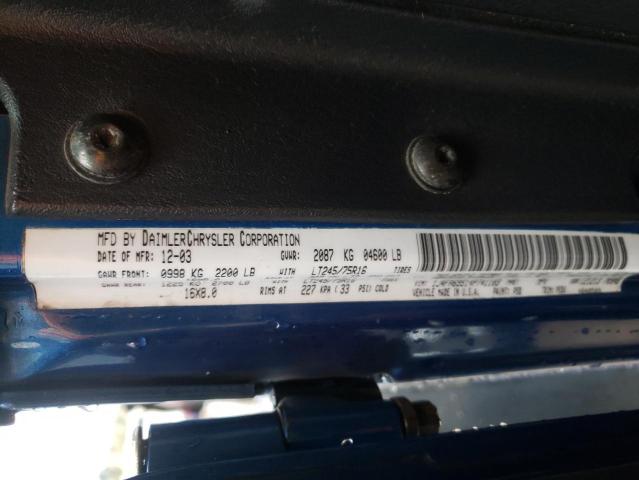 Photo 10 from auction – 2004 JEEP WRANGLER / with VIN 1J4FA69S14P741103