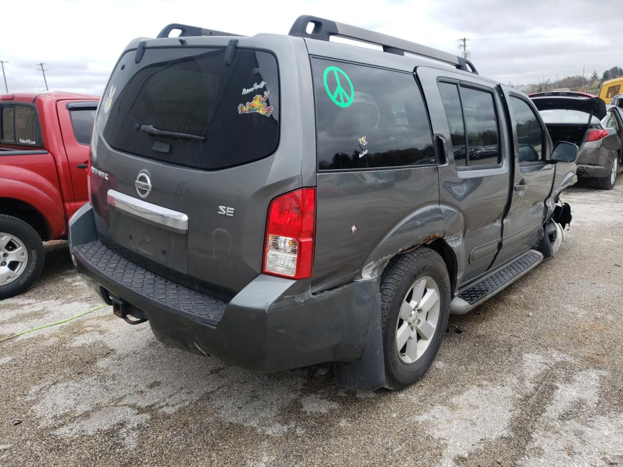 Photo 4 from auction – 2009 NISSAN PATHFINDER with VIN 5N1AR18B39C616952