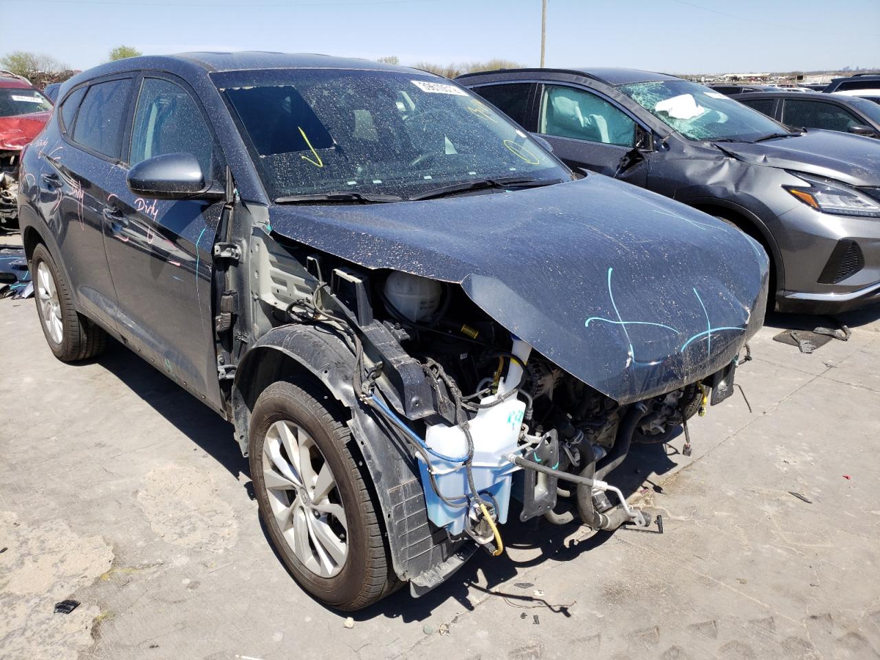 HYUNDAI TUCSON SE 2019 with VIN KM8J2CA44KU872514 - Photo from auction