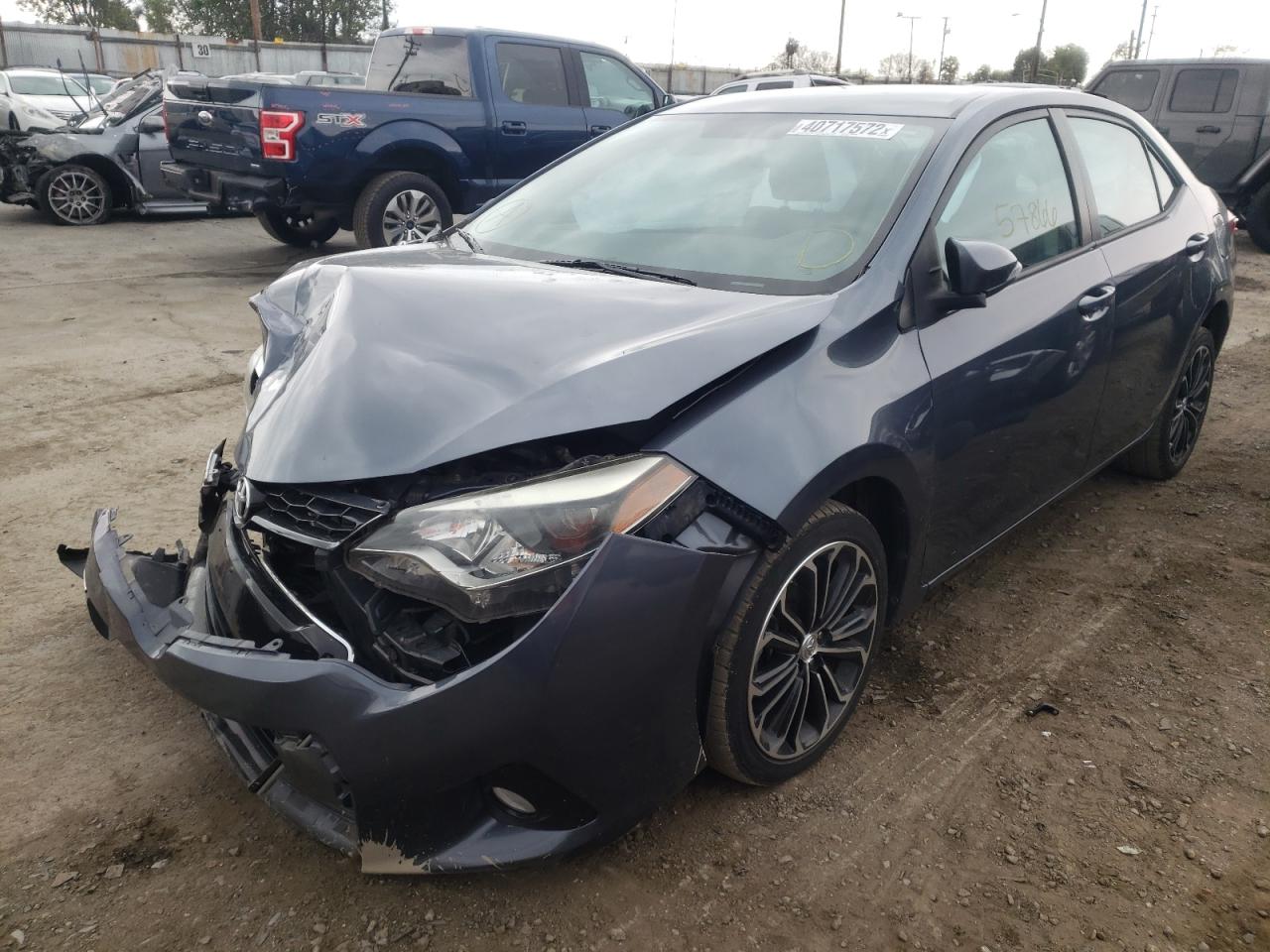 Photo 2 from auction – 2016 TOYOTA COROLLA L with VIN 5YFBURHE6GP473046