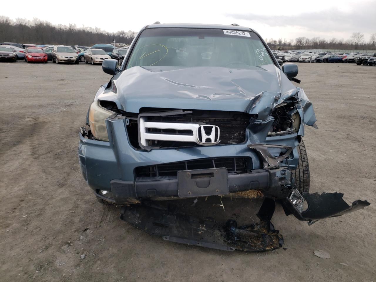 Photo 9 from auction – 2008 HONDA PILOT EXL with VIN 5FNYF18518B011707