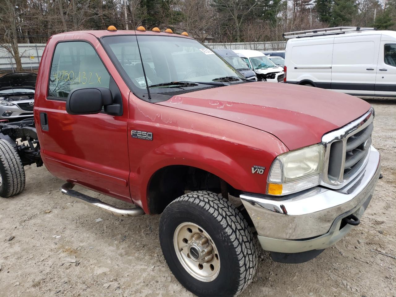 Photo 9 from auction – 2002 FORD F250 SUPER with VIN 1FTNF21S42EA21584