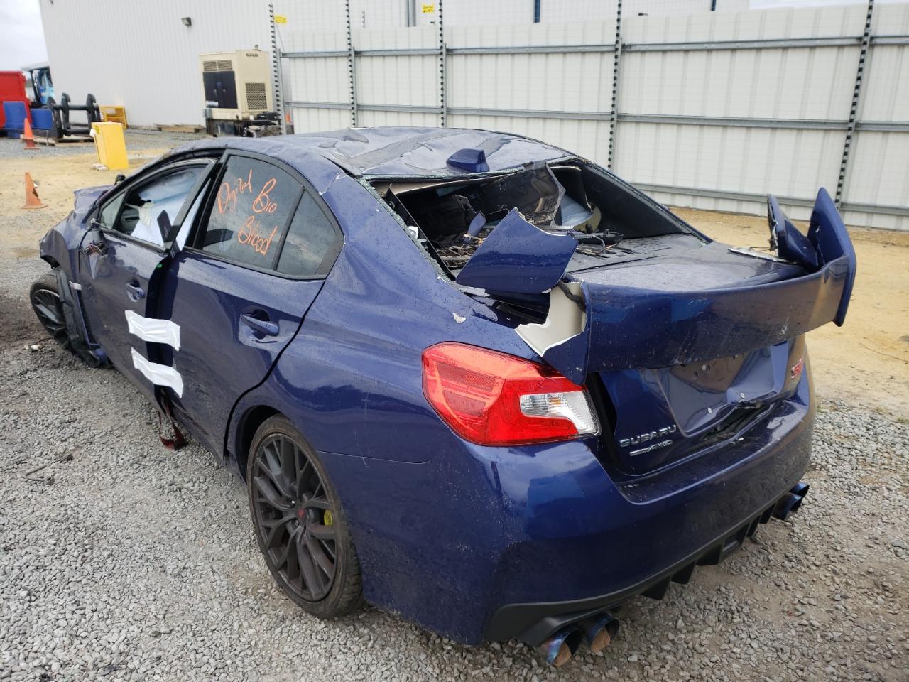 Photo 3 from auction – 2019 SUBARU WRX STI with VIN JF1VA2S68K9826227