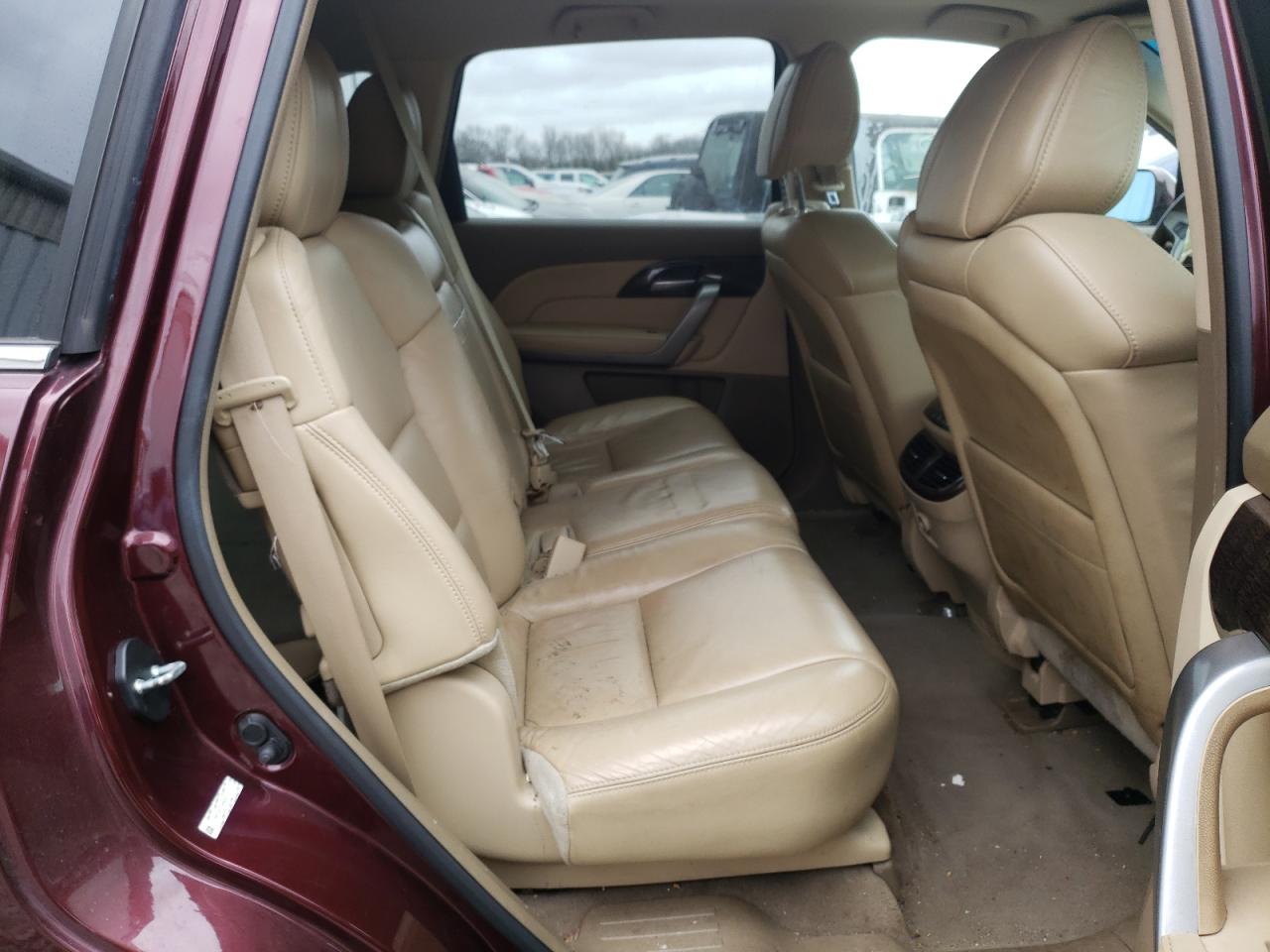 Photo 6 from auction – 2012 ACURA MDX TECHNO with VIN 2HNYD2H37CH546435
