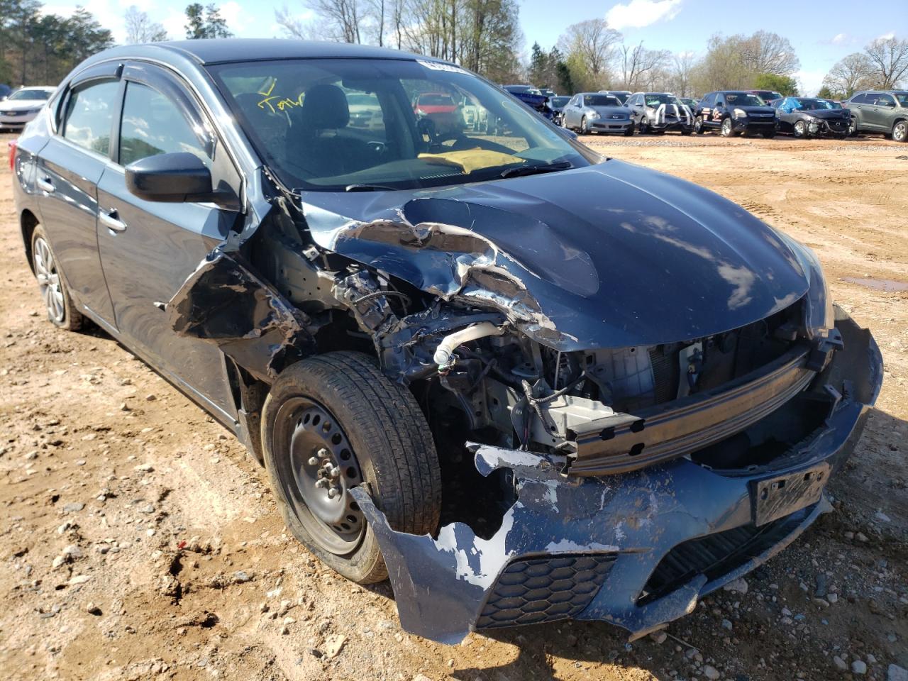 NISSAN SENTRA S 2016 with VIN 3N1AB7AP6GL683681 - Photo from auction