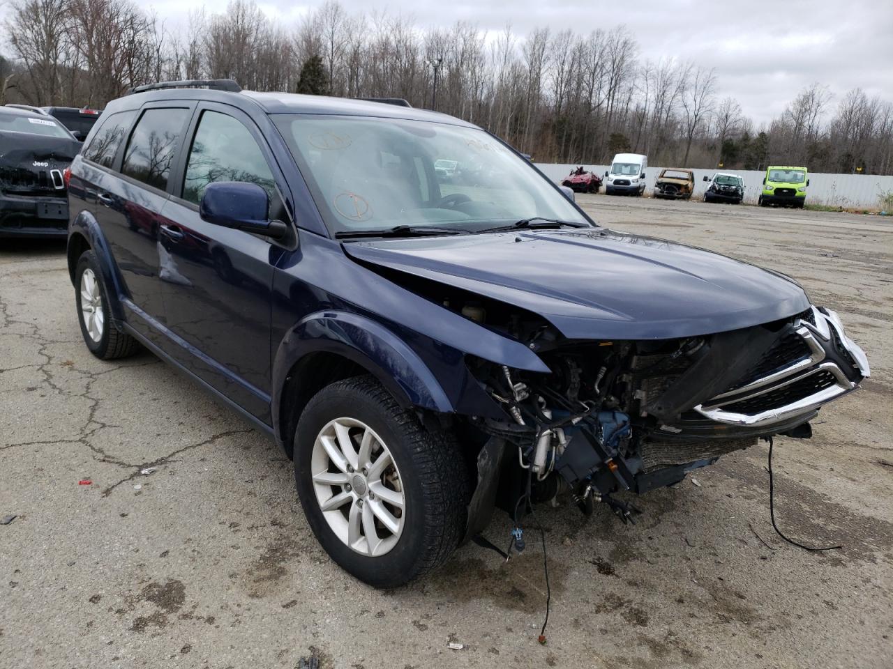DODGE JOURNEY SX 2017 with VIN 3C4PDCBB4HT590205 - Photo from auction